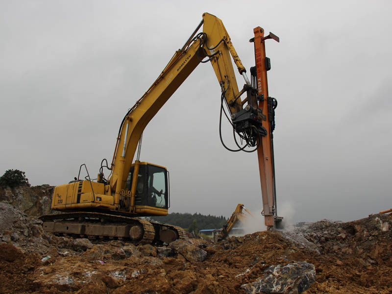 挖掘機(jī)改裝鉆機(jī)的使用價(jià)值是什么？